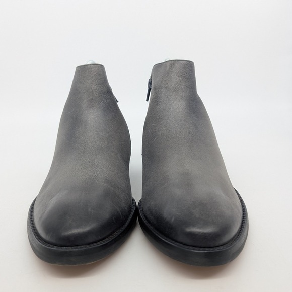 Vaneli Women Size 10M Gray Side Zip Ankle Boots Block Heel Pointed Toe - Picture 3 of 13